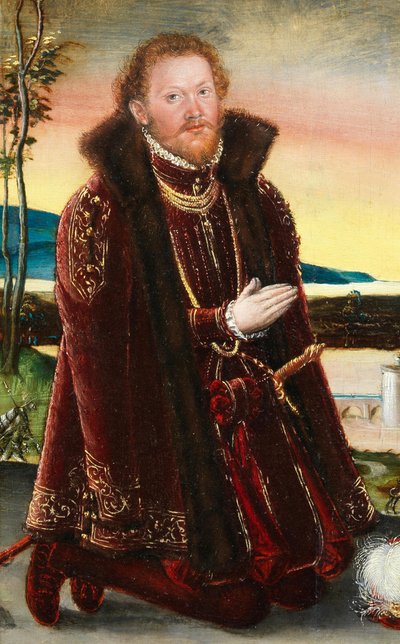 Portrait of Prince Joachim Ernst von Anhalt by Lucas Cranach the Younger