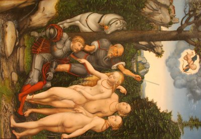 The Judgment of Paris by Lucas Cranach the Younger