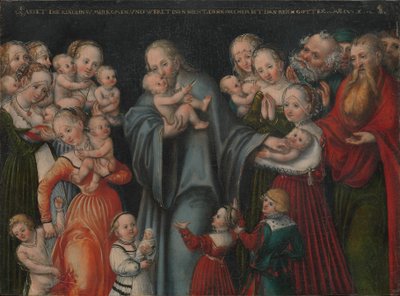 Christ Blessing the Children by Lucas Cranach the Younger and workshop