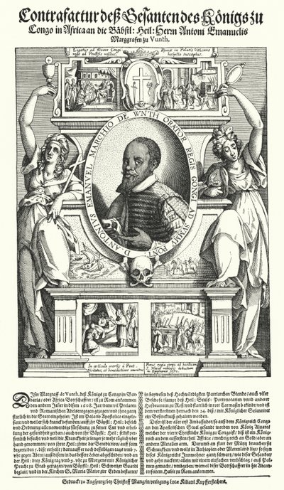 Posthumous Portrait of the Ambassador of the King of the Congo to the Pope by Lucas Kilian