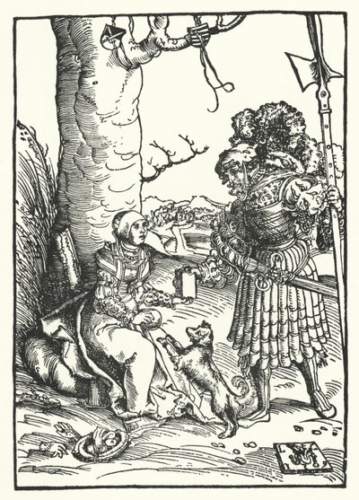 David and Abigail by Lucas the Elder (after) Cranach