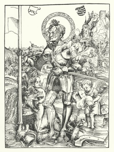 St George by Lucas the Elder (after) Cranach