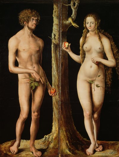 Adam and Eve, c.1508-10 by Lucas the Elder Cranach