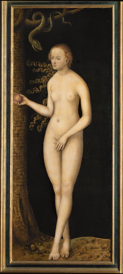 Eve. Outer Side of the Wings of an Altar by Lucas the Elder Cranach