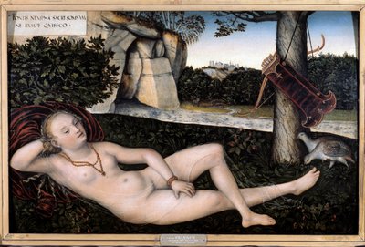 Nymph at the source or The rest of Diane by Lucas the Elder Cranach
