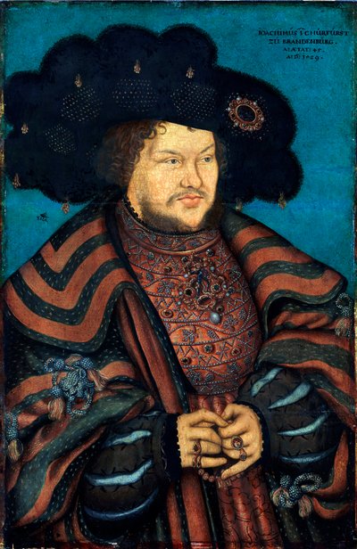 Portrait of Joachim I Nestor, Elector of Brandenburg by Lucas the Elder Cranach