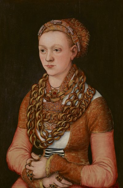 Portrait of Anna Buchner, née Lindacker, c.1520 by Lucas the Elder Cranach