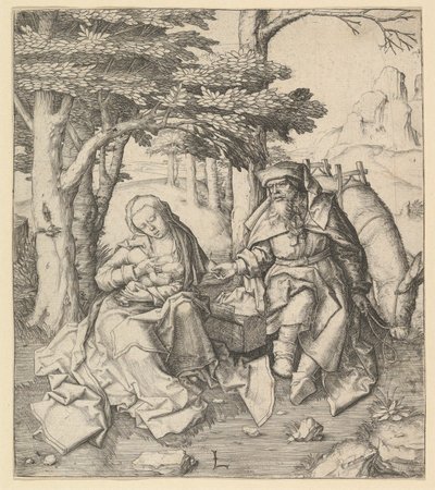 Rest on the Flight Into Egypt, ca. 1506 by Lucas van Leyden