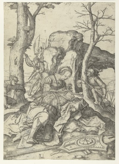 Samson and Delilah by Lucas van Leyden