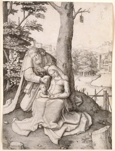 The Holy Family by Lucas van Leyden