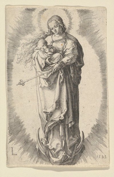 The Virgin with Child on the Crescent by Lucas van Leyden