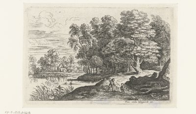 Landscape with Two Shepherd Boys by Lucas van Uden