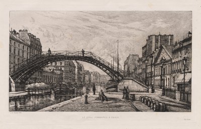 The Quai Jemmapes in Paris by Lucien Gautier