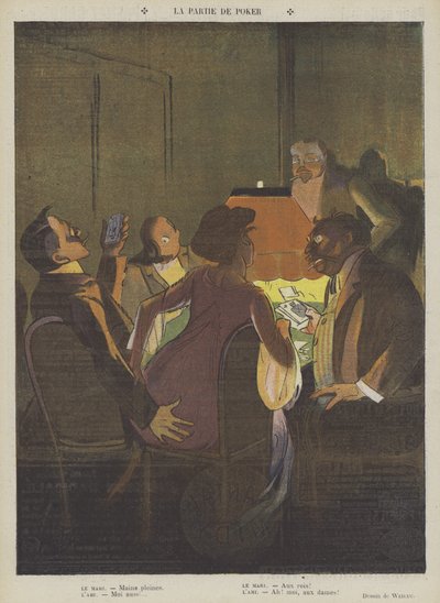 The Poker Game by Lucien Henri Weiluc
