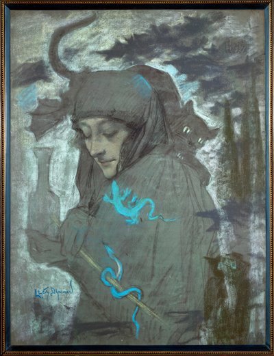 The Sorceress by Lucien Levy-Dhurmer