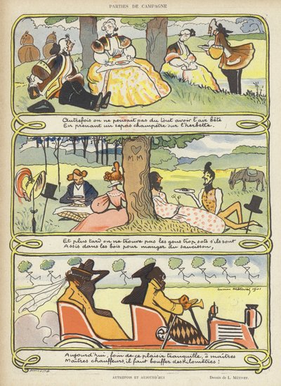 Illustration for Le Rire by Lucien Metivet
