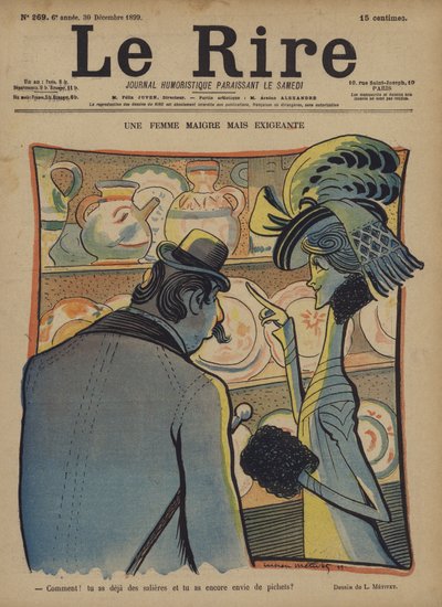 Illustration for Le Rire by Lucien Metivet