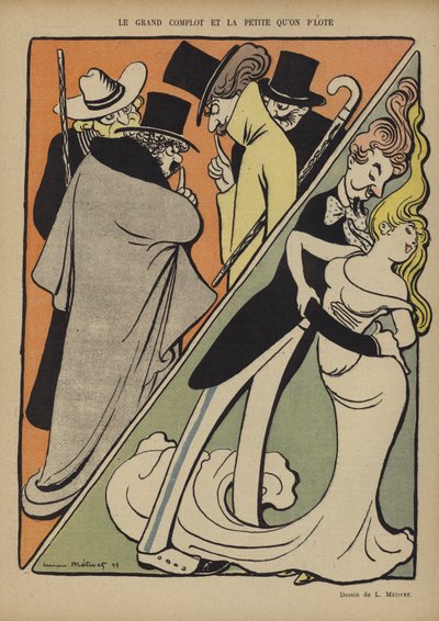 Illustration for Le Rire by Lucien Metivet