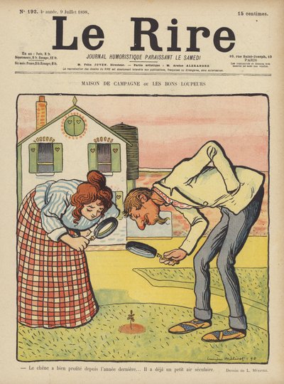 Illustration for Le Rire by Lucien Metivet