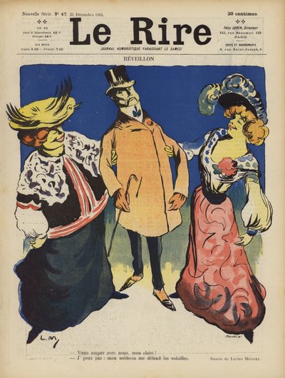 Illustration for Le Rire by Lucien Metivet