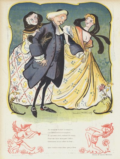 Illustration for Le Rire by Lucien Metivet