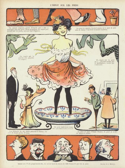 Illustration for Le Rire by Lucien Metivet