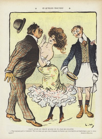 Illustration for Le Rire by Lucien Metivet