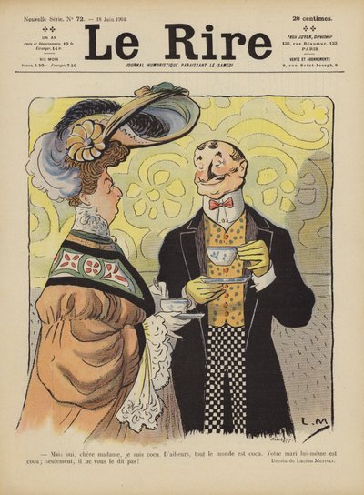 Illustration for Le Rire by Lucien Metivet