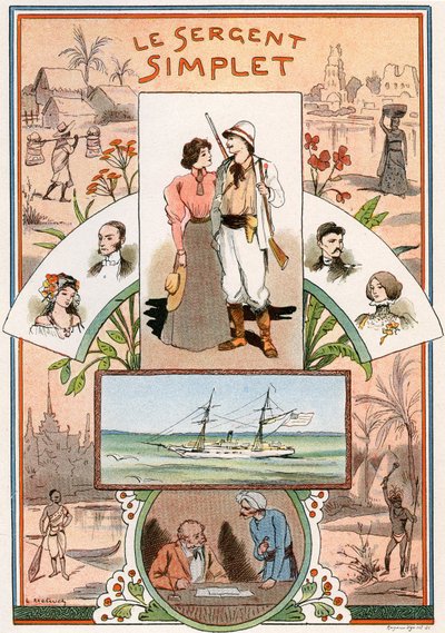 Illustration for the book by Paul d