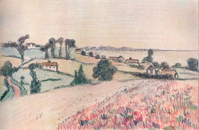 From a drawing in coloured chalks by Lucien Pissarro, 20th century by Lucien Pissaro