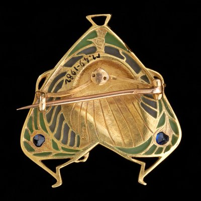 Brooch-pendant by Lucien or Léopold Gautrait