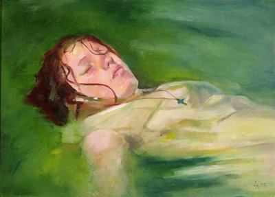 Girl Drifting by Lucinda Arundell