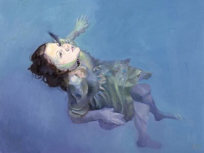 Girl Floating by Lucinda Arundell