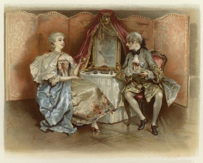 Illustration for The School for Scandal by Lucius Rossi