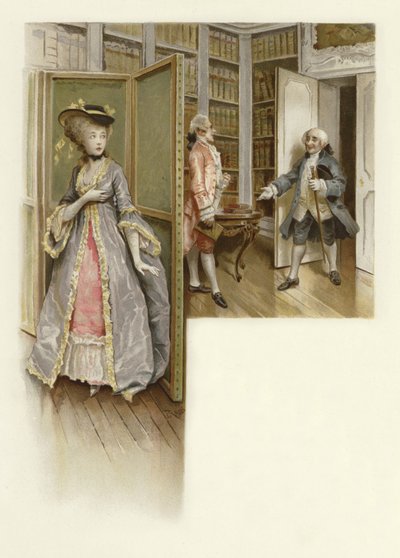 Illustration for The School for Scandal by Lucius Rossi