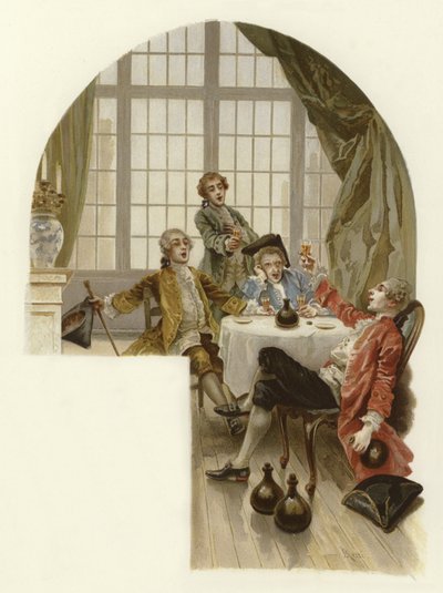 Illustration for The School for Scandal by Lucius Rossi
