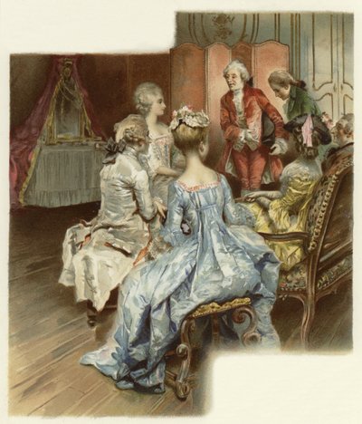 Illustration for The School for Scandal by Lucius Rossi