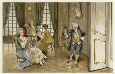 Illustration for The School for Scandal by Lucius Rossi