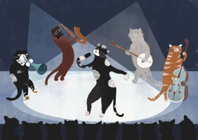 Jazz Cats by Lucy Banaji