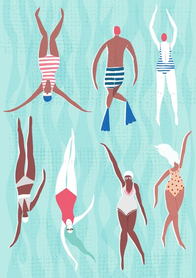 Swimmers by Lucy Banaji