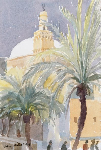 Old City Palms II, Jerusalem, 2019 by Lucy Willis
