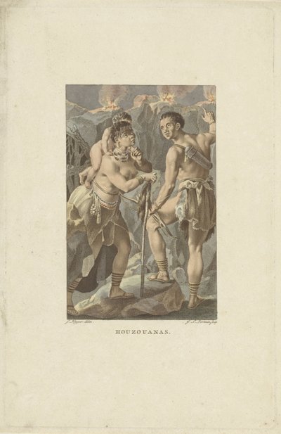 Inhabitants of South Africa (Houzouana) by Ludwig Gottlieb Portman