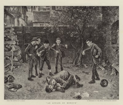 An Affair of Honour by Ludwig Knaus
