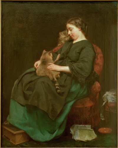 The Cat Mother by Ludwig Knaus