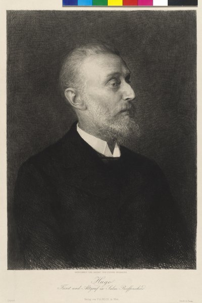Archduke of Austria Hugo prince and Altgraf of salmon Reifferscheid by Ludwig Michalek