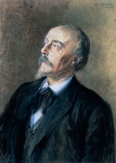 Portrait of Hans von Bülow by Ludwig Michalek