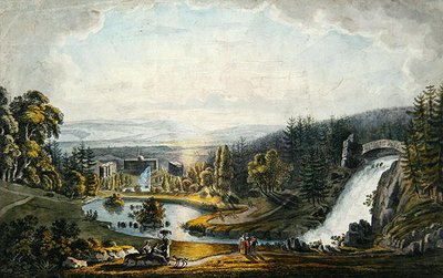View of Weissenstein Castle by Ludwig Philipp Strack