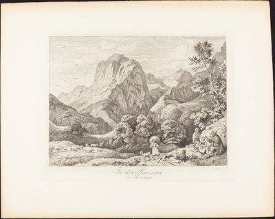 In the Ramsau near Salzburg by Ludwig Richter