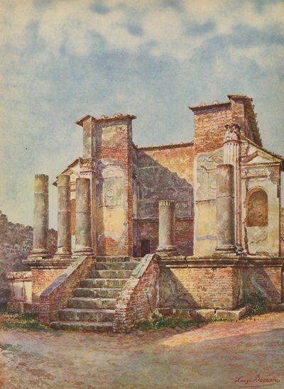Pompeii: Temple of Isis by Luigi Bazzani