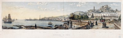 Panoramic View of the City of Genoa by Luigi Garibbo